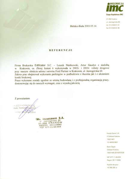 IMC Investment S.A.